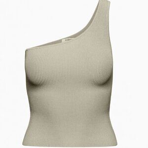 Babaton Aritzia Sculpt Knit One-Shoulder Tank
